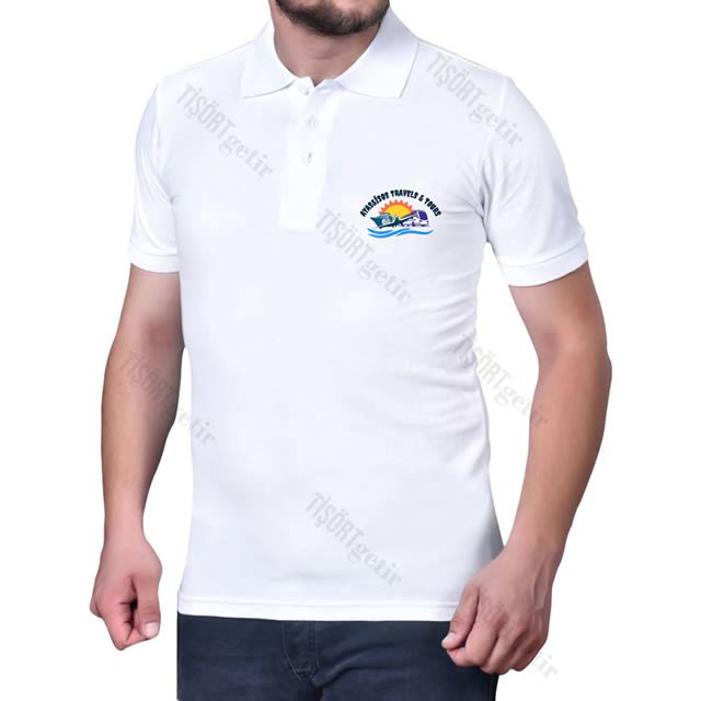firma logolu polo yaka tişört